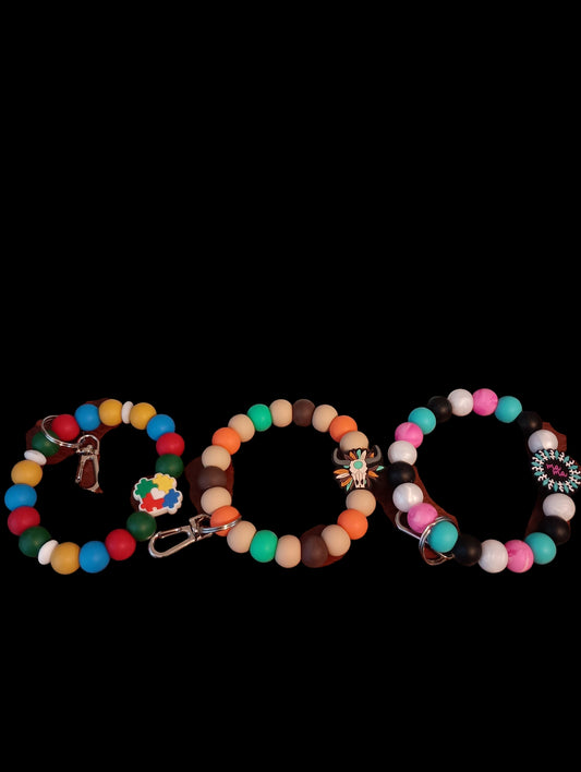 Silicone wristlets
